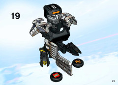 LEGO 3543 instructions page 23 – build guide