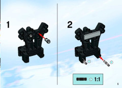 LEGO 3543 instructions page 5 – build guide