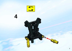 LEGO 3543 instructions page 7 – build guide