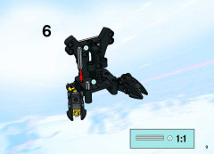 LEGO 3543 instructions page 9 – build guide