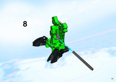 LEGO 3544 instructions page 11 – build guide