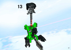 LEGO 3544 instructions page 17 – build guide