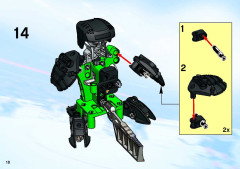 LEGO 3544 instructions page 18 – build guide