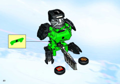 LEGO 3544 instructions page 20 – build guide