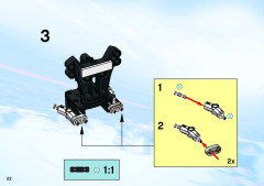 LEGO 3544 instructions page 22 – build guide