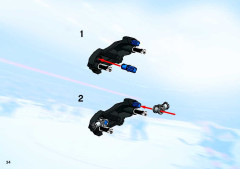 LEGO 3544 instructions page 34 – build guide