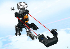 LEGO 3544 instructions page 35 – build guide