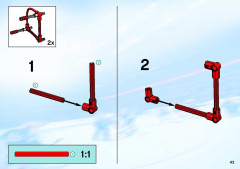 LEGO 3544 instructions page 43 – build guide