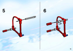 LEGO 3544 instructions page 45 – build guide