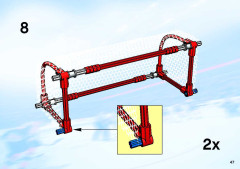 LEGO 3544 instructions page 47 – build guide