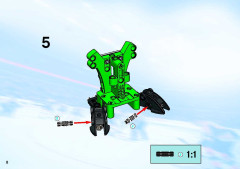 LEGO 3544 instructions page 8 – build guide