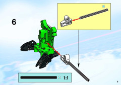 LEGO 3544 instructions page 9 – build guide