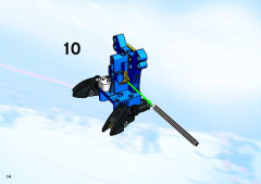 LEGO 3545 instructions page 14 – build guide