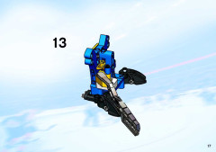 LEGO 3545 instructions page 17 – build guide