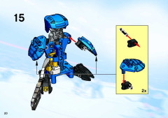 LEGO 3545 instructions page 20 – build guide