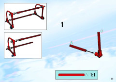 LEGO 3545 instructions page 23 – build guide