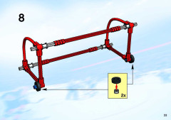 LEGO 3545 instructions page 33 – build guide