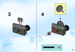 LEGO 3545 instructions page 35 – build guide