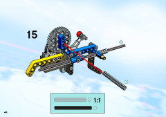LEGO 3545 instructions page 44 – build guide