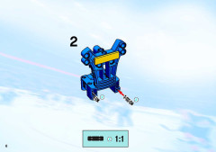 LEGO 3545 instructions page 6 – build guide