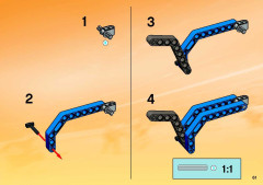 LEGO 3545 instructions page 61 – build guide