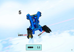 LEGO 3545 instructions page 9 – build guide