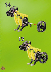 LEGO 3554 instructions page 84 – build guide