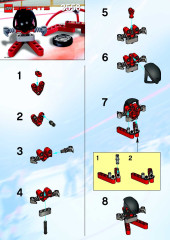 LEGO 3558 instructions page 1 – build guide