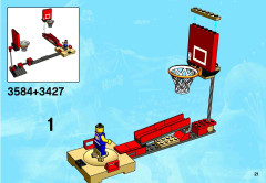 LEGO 3584 instructions page 21 – build guide