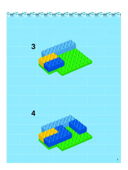 LEGO 3596 instructions page 3 – build guide