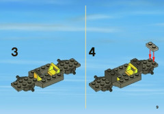 LEGO 3648 instructions page 9 – build guide