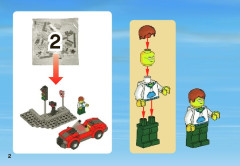 LEGO 3648 instructions page 2 – build guide