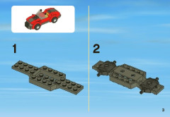 LEGO 3648 instructions page 3 – build guide