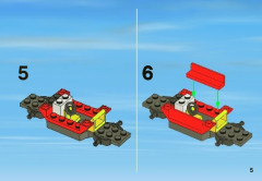 LEGO 3648 instructions page 5 – build guide