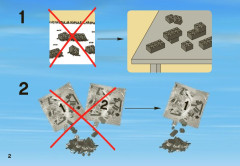 LEGO 3658 instructions page 2 – build guide