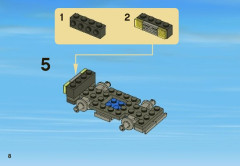LEGO 3658 instructions page 8 – build guide