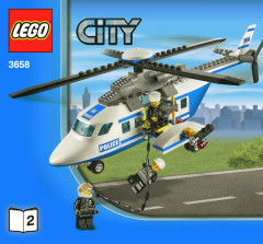 LEGO 3658 instructions page 1 – build guide