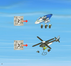 LEGO 3658 instructions page 2 – build guide