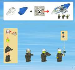 LEGO 3658 instructions page 3 – build guide