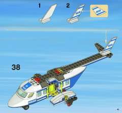 LEGO 3658 instructions page 41 – build guide