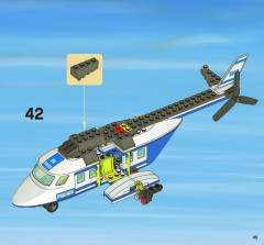 LEGO 3658 instructions page 45 – build guide