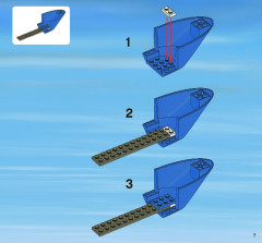 LEGO 3658 instructions page 7 – build guide