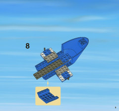 LEGO 3658 instructions page 9 – build guide