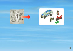 LEGO 3661 instructions page 3 – build guide