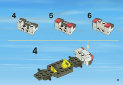 LEGO 3661 instructions page 9 – build guide