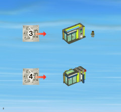 LEGO 3661 instructions page 2 – build guide