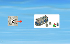 LEGO 3661 instructions page 2 – build guide