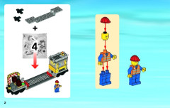 LEGO 3677 instructions page 2 – build guide
