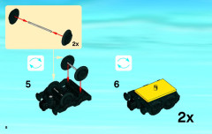 LEGO 3677 instructions page 8 – build guide