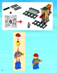 LEGO 3677 instructions page 2 – build guide